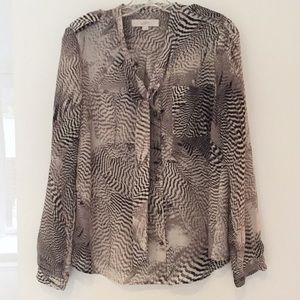 Ladies Animal Print Blouse